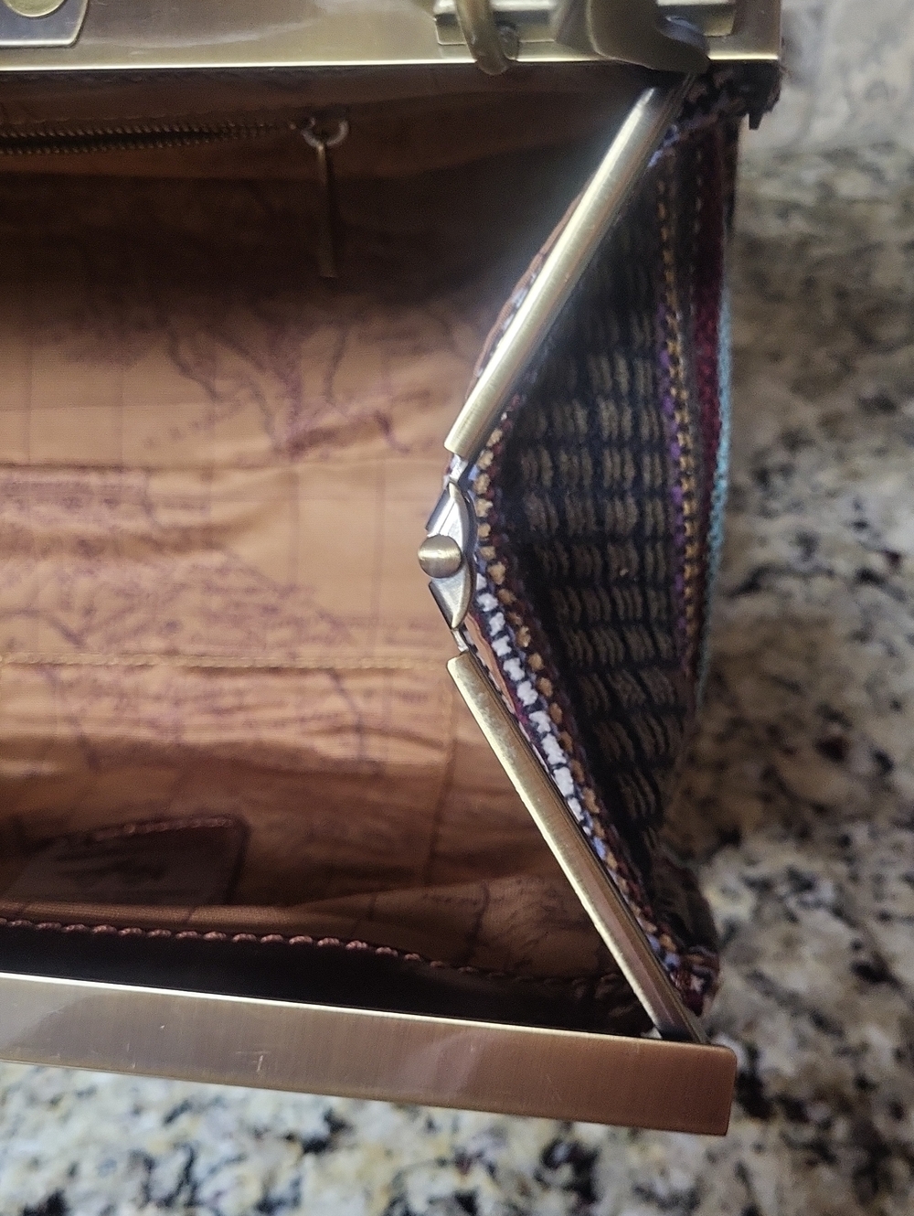 Patricia Nash Tapestry Frame Satchel - Picture 10 of 15